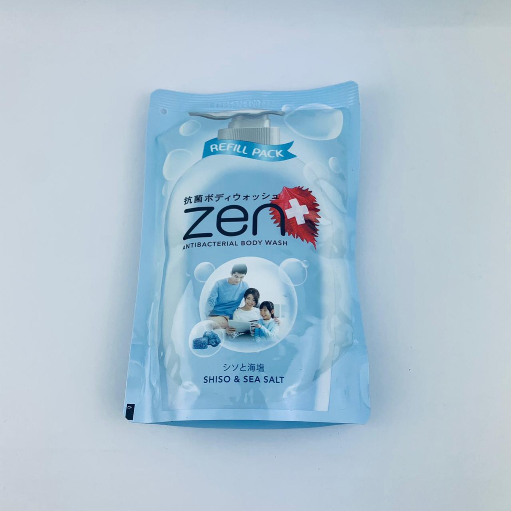 Zen Shiso&amp;Sea Salt  / Sabun Cair Zen Refill / Zen Antibacterial/450ml