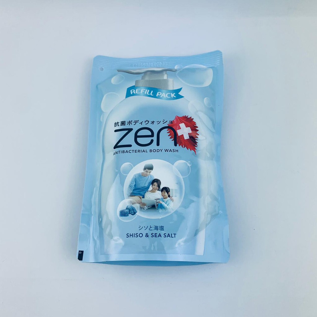 Zen Shiso&amp;Sea Salt  / Sabun Cair Zen Refill / Zen Antibacterial/450ml