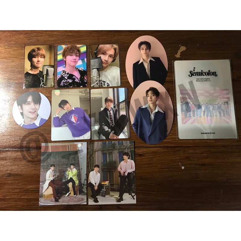 Photocard Seventeen Semicolon