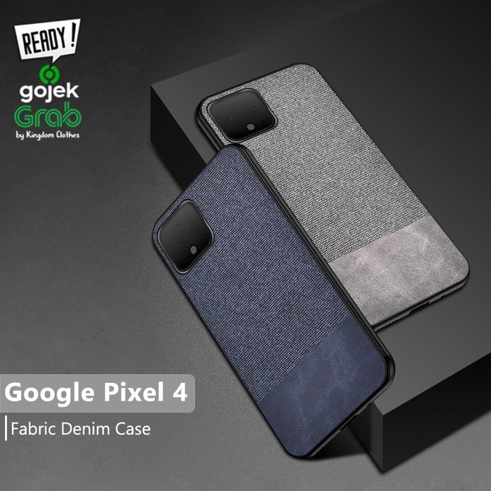 Google Pixel 4 / 4 XL - Fabric Denim Leather Case