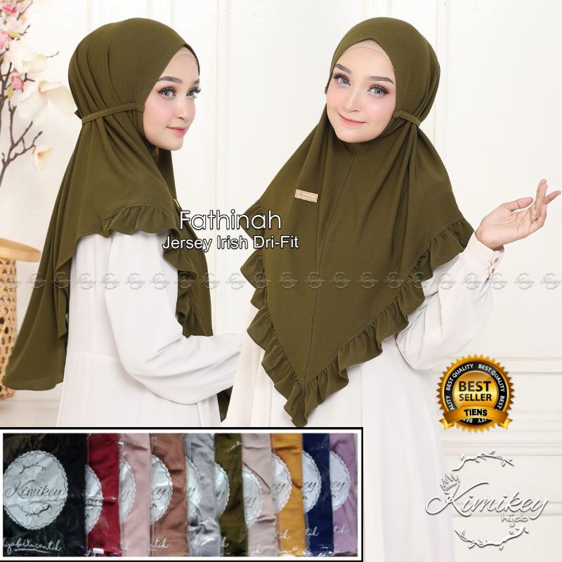 BERGO FATHINAH ORIGINAL KIMIKEY HIJAB BERGO KIMIKEY