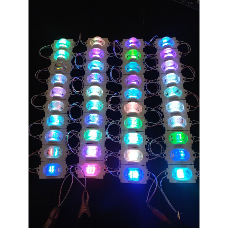 LAMPU LED 1 MATA TERANG INJECTION RGB 12V &amp; 24V