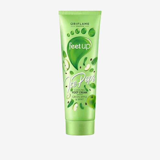 Feet Up Ice Pops Cooling Foot Cream Green Apple & Mint - Krim Kaki