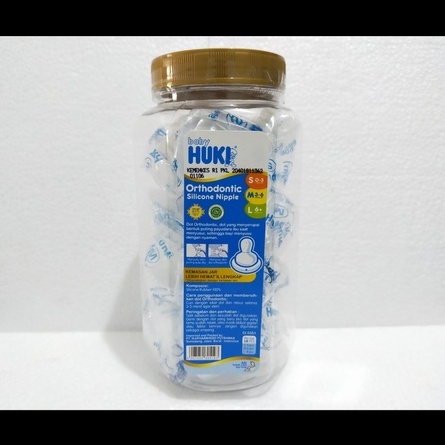 DOT HUKI ORTHODONTIC (GEPENG) TOPLES ISI 18 PCS UKURAN S/M/L/MIX DOT BAYI HUKI EMPENG BAYI HUKI DOT 