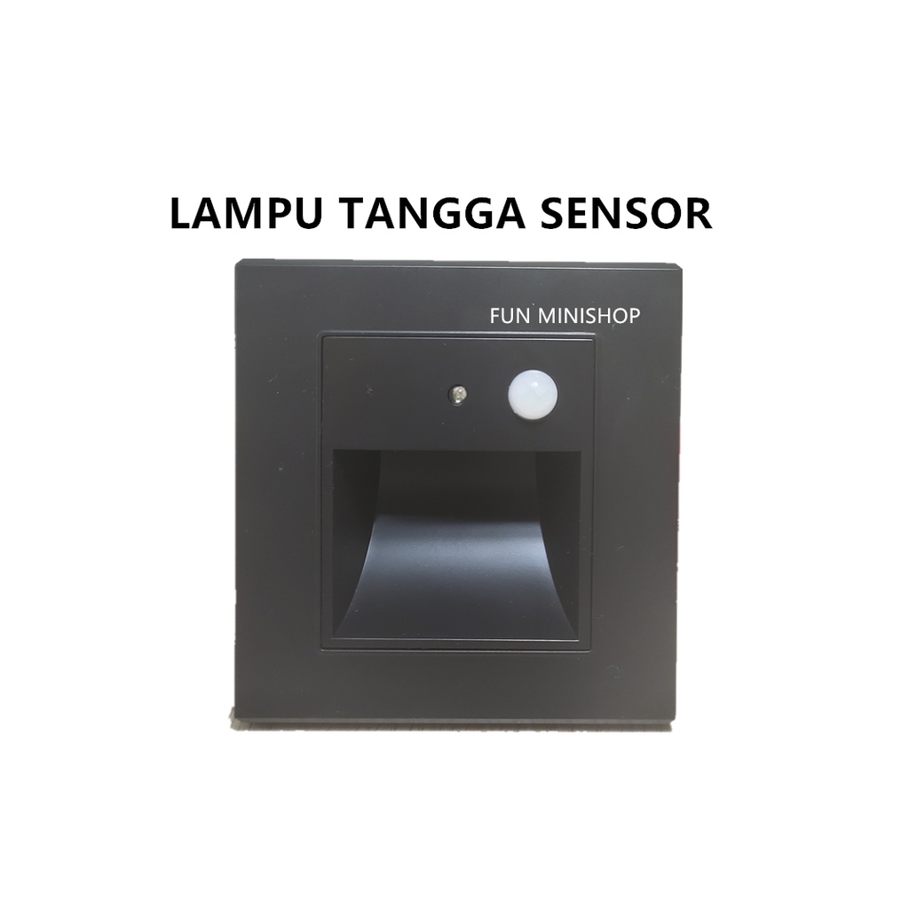 LAMPU TANGGA SENSOR GERAK LED Dinding Step Light MINIMALIS