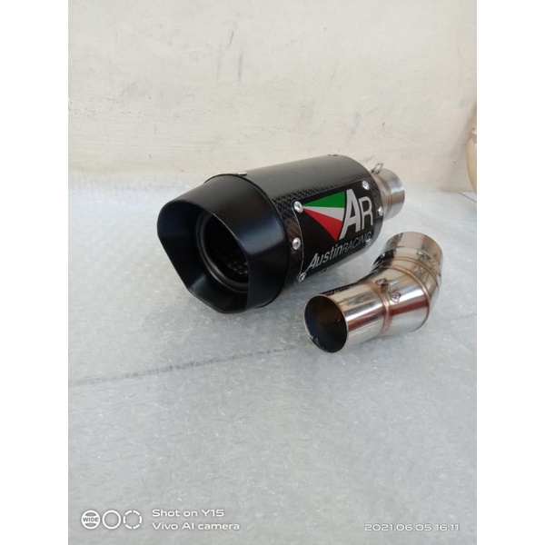 Knalpot racing ninja 250karbu Ninja 250fi Ninja Mono Z250 R25 Cbr250rr Slip on Ar Austin racing