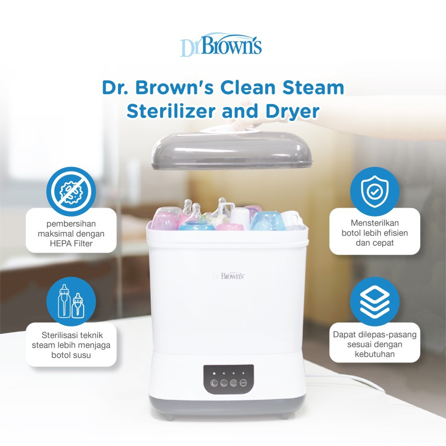 DR. BROWN’S CLEAN STEAM STERILIZER AND DRYER / Alat Steril Botol