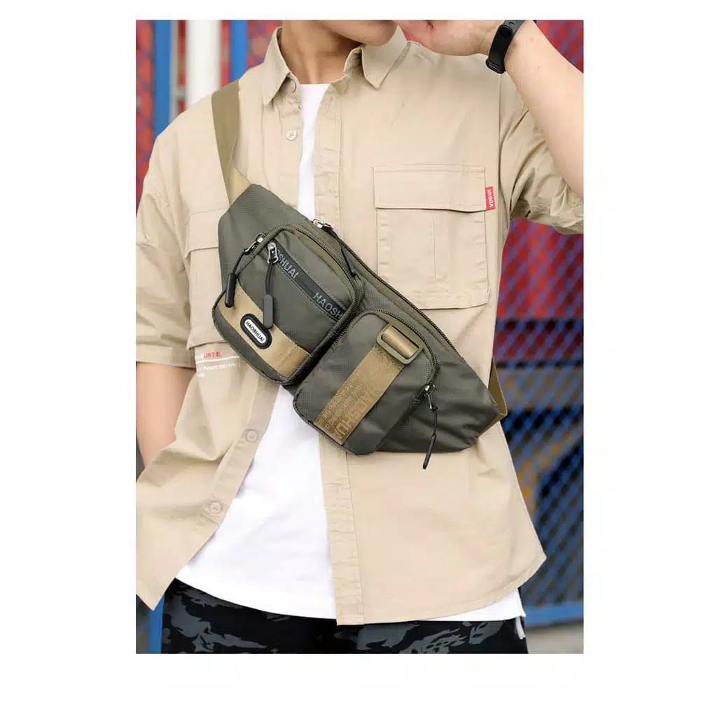 Waist Bag Tas Selempang Pria Tas Pinggang