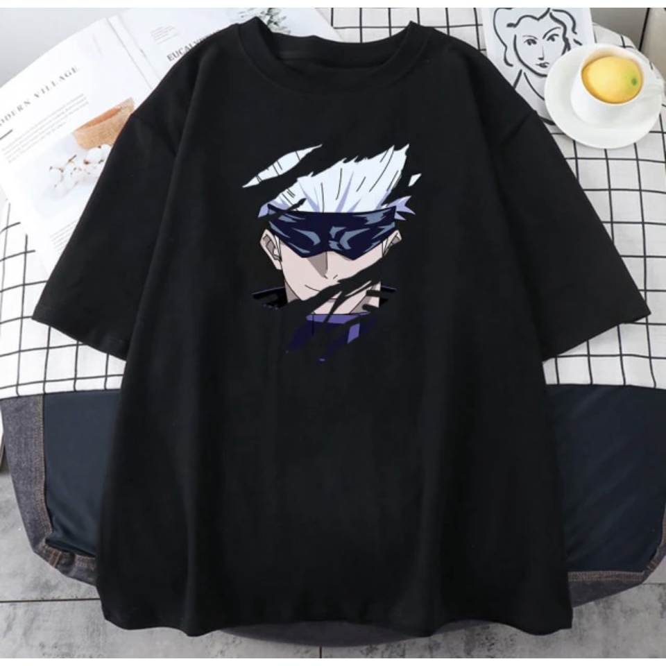 BRIGO Kaos Oversize ANIME HATAKI II Kaos Oversize Print DTF II Kaos Jumbo Size Pria &amp; Wanita