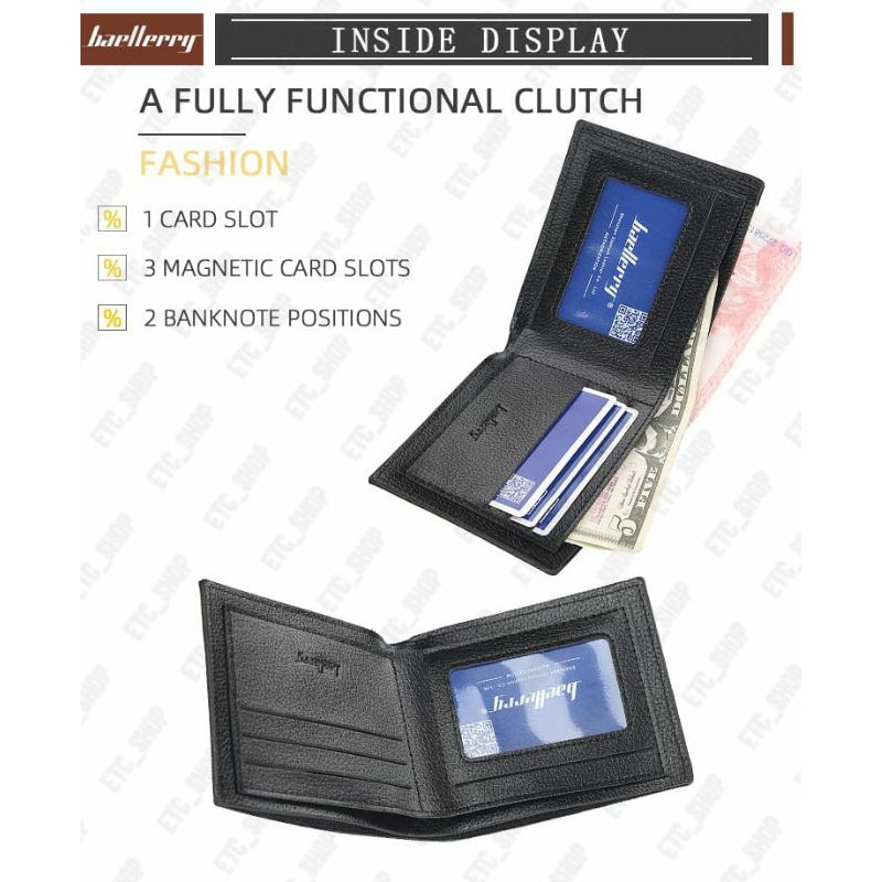 [ETC_SHOP] Dompet Pria Impor Motif Lecy Exclusive Baellerry Original Branded D0810