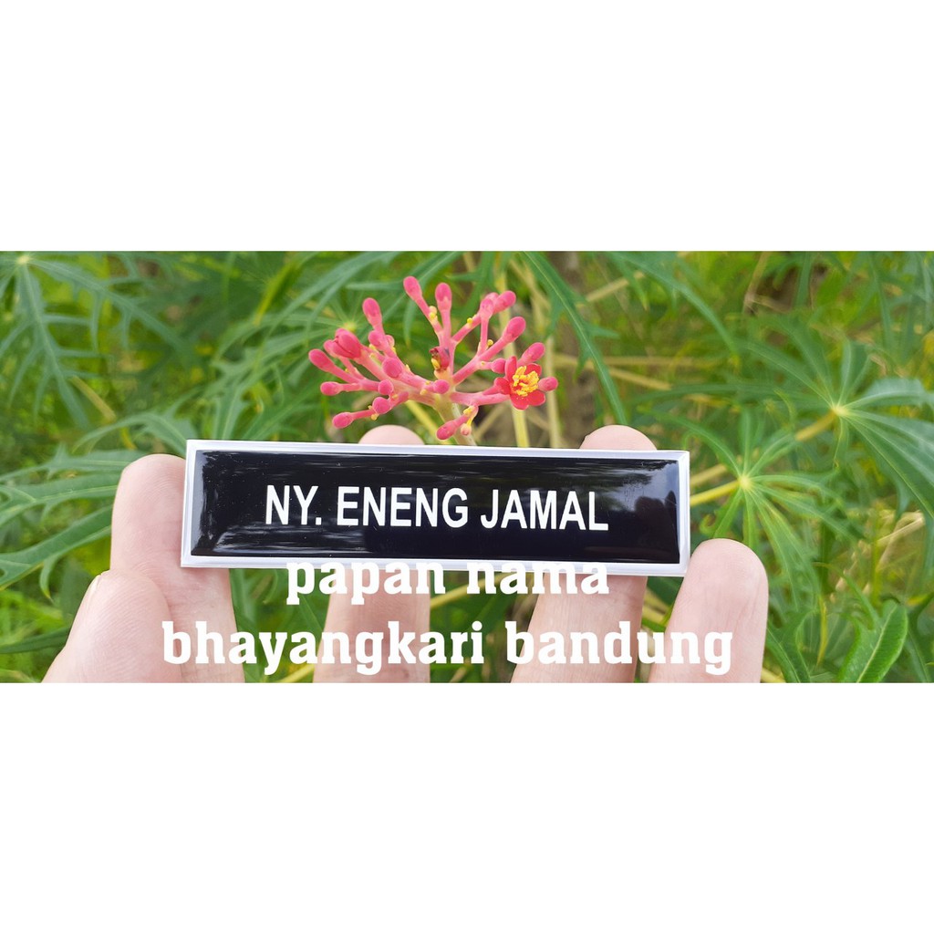 

Nametag, Papan Nama Dada, Bhayangkari, Persit, Peniti
