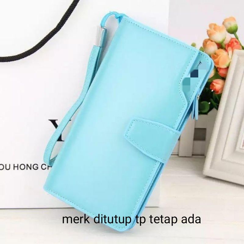 Dompet panjang wanita no name bahan kulit sintetis