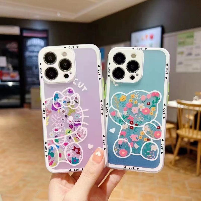 SOFTCASE CASE Teddy Bear OPPO A5S/A12 A3S A1K A15 A16 A16E A16K A36 A55 A74 A76 A95 A96 RENO 7 RENO 7Z TYPE LAIN UNTUK SAMSUNG REALME VIVO XIAOMI CEK DI DESKRIPSI PRODUK