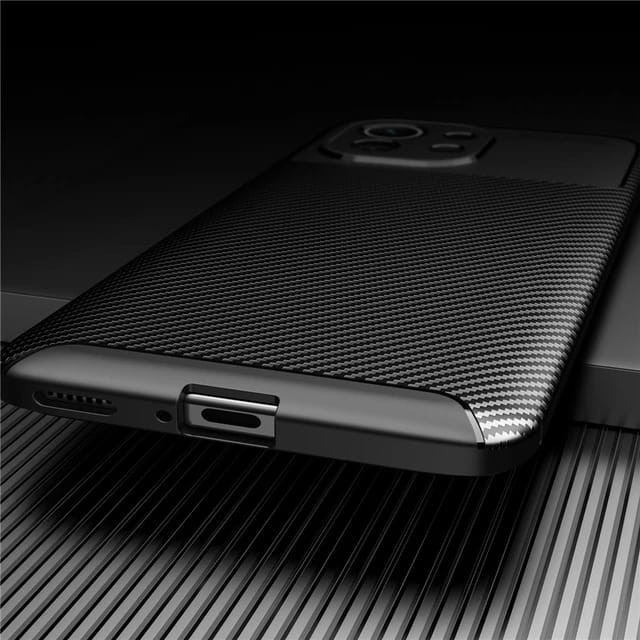 XIAOMI 12T 5G / 12 / 12 PRO / 12 LITE / MI 11 / MI 11 LITE / MI 11 ULTRA SOFT CASE FOCUS CARBON ORIGINAL