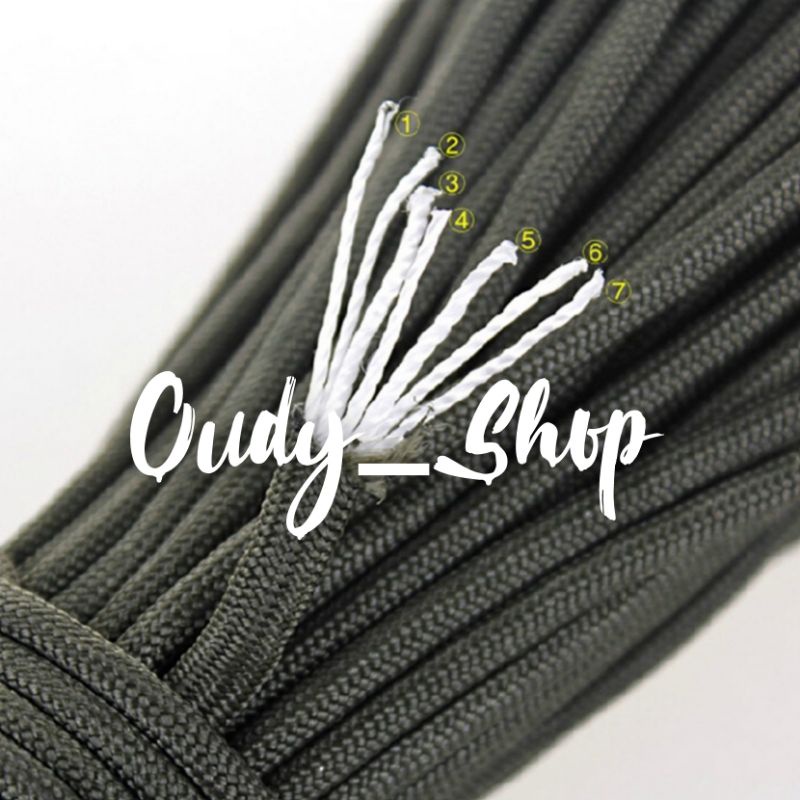 Tali Paracord 4 mm 7 Strand Survival Kit