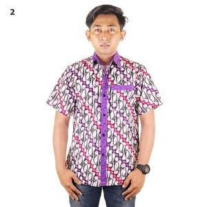 Kemeja Hem Batik Samudra Warna 2