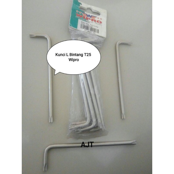 Kunci L bintang T 25  Wipro