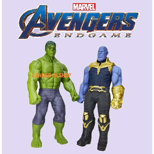 ACTION FIGURE HULK & THANOS MARVEL AVENGERS HEROES UKURAN 45cm JUMBO