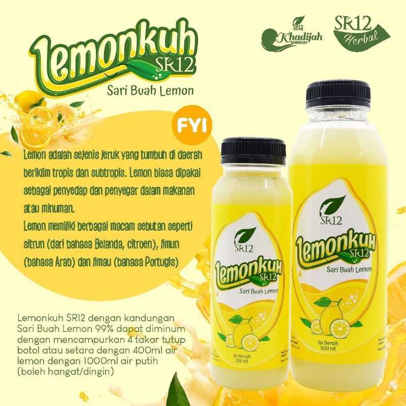 

OBAT DIET AMPUH LEMONKUH SR12 ( 500ml )