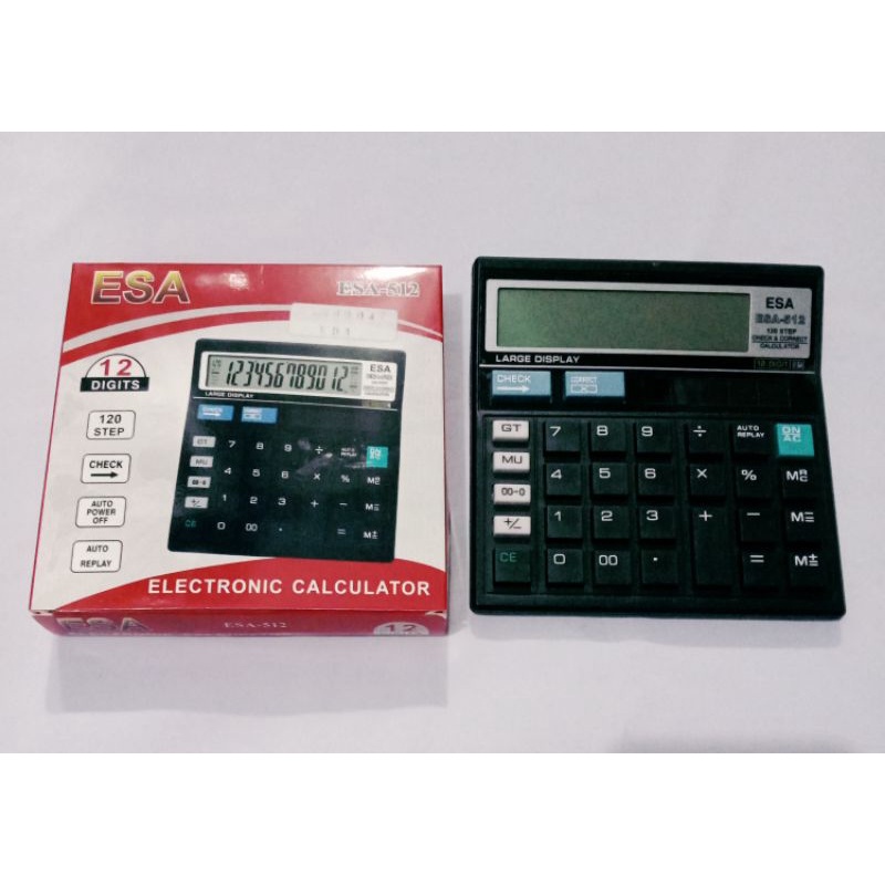 

Ecer Kalkulator Esa-512/12 Digits