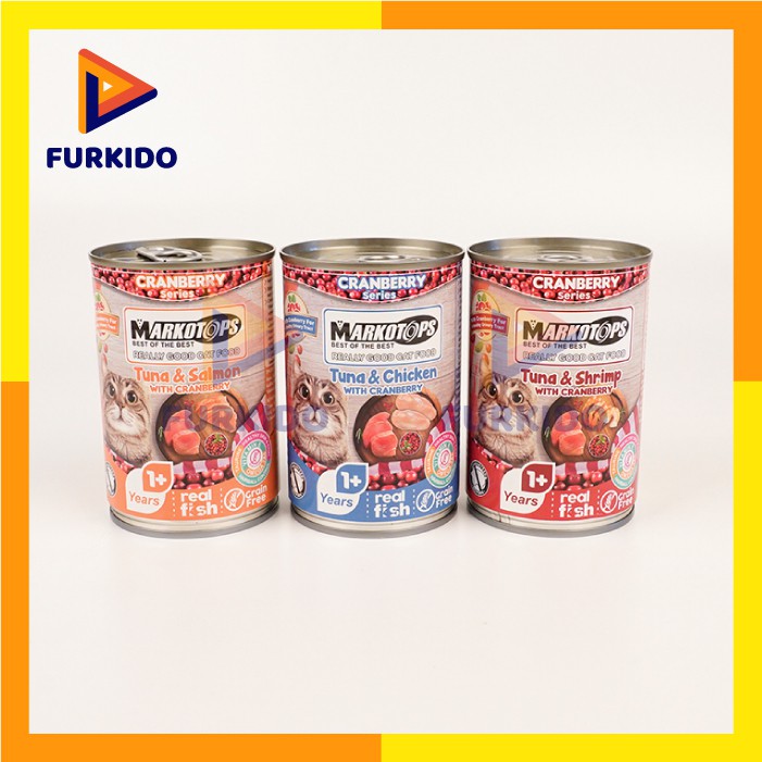 MARKOTOPS Makanan Kucing Kaleng / Cat Wet Food Can 400 Gram