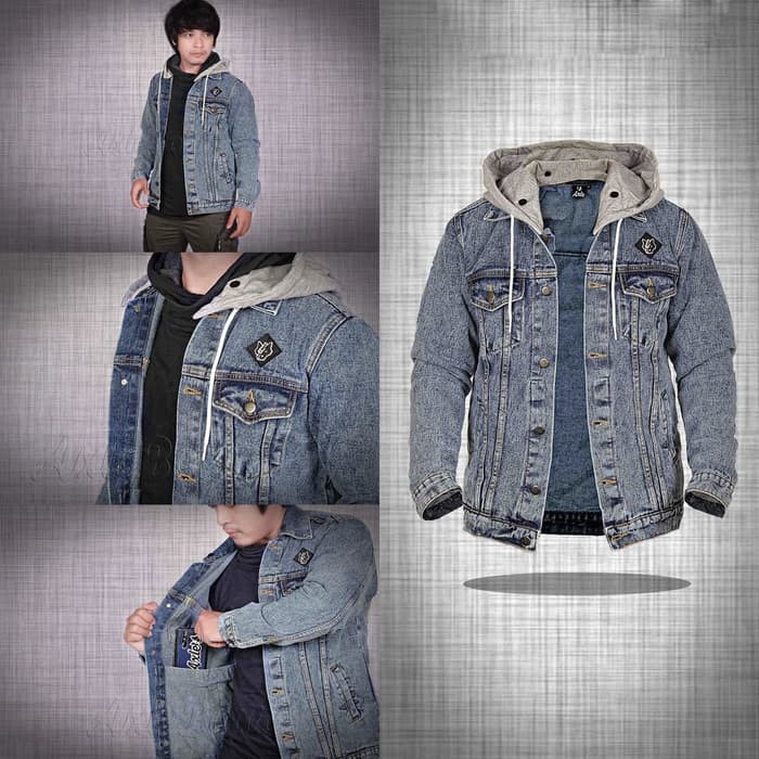 jaket jeans hoodie