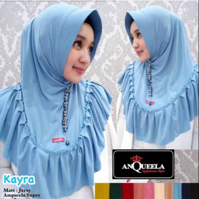 Hijab Jilbab Bergo Kayra Original Anqueela