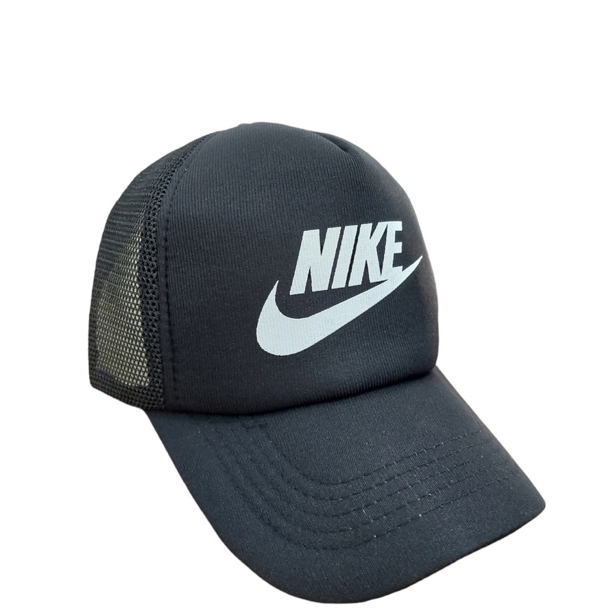 Topi Jaring Sablon Adidas / Nike / Reebok Trucker Hat Unisex Kualitas Premium