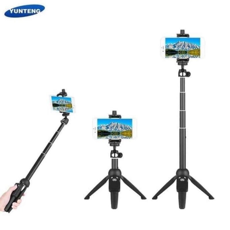 TRIPOD YUNTENG REMOTE BLUETOOTH SELFIE STICK