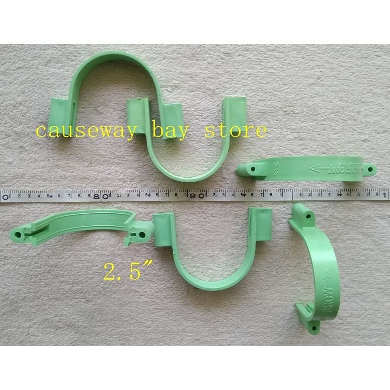 KLEM PIPA PVC HIJAU 2.5 INCH.