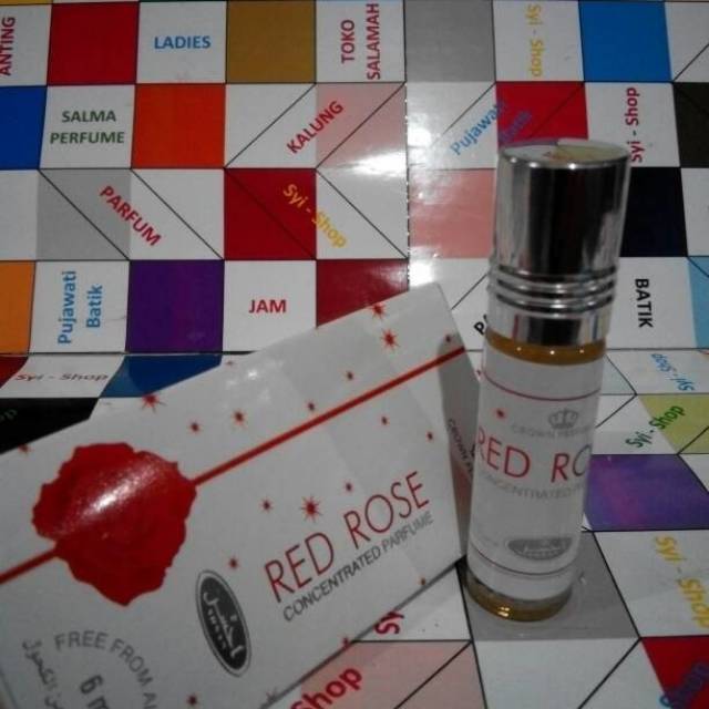 Parfum Red Rose By Ahsan Roll On Non Alkohol 6ml