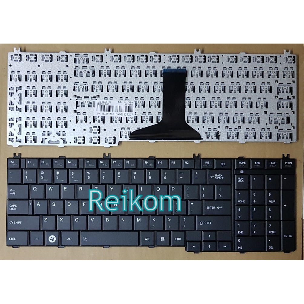 Keyboard Laptop Toshiba Dynabook B350 T350 numerik