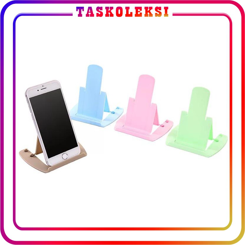 ☛TK☚ R089 Stand HP Penyangga Lipat Pod Holder Mini Tempat Sandaran Hand Phone Tablet Import Murah