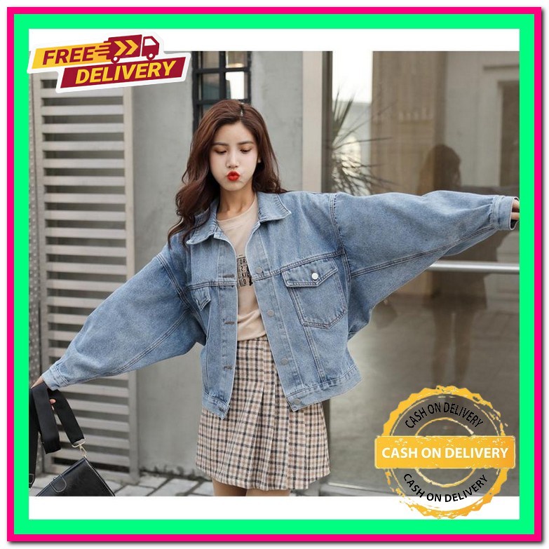 Jaket Jeans Jins Wanita Levis Kekinian Cewek Terbaru 2021 Import Nh798 [Ashanty Snow Ro]Jaket Wanit 