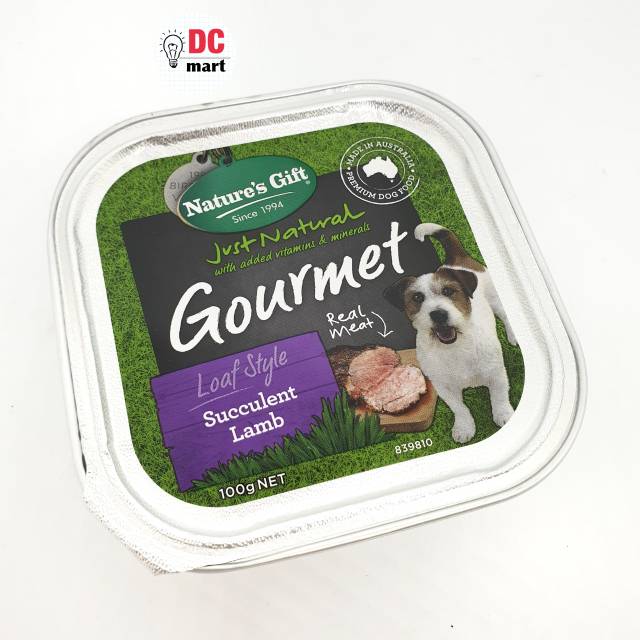 Nature Gift Gourmet Dog Wet Food Tray 100Gr / Makanan Anjing Cair / Dog Wet Food