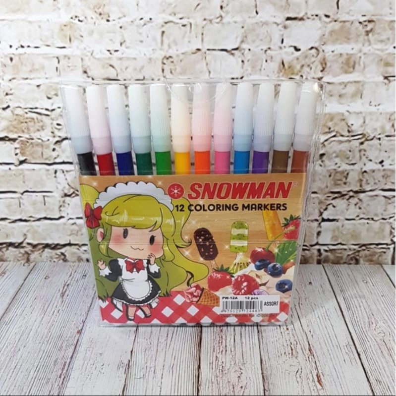 

SPIDOL SNOWMAN 12 WARNA PW12A