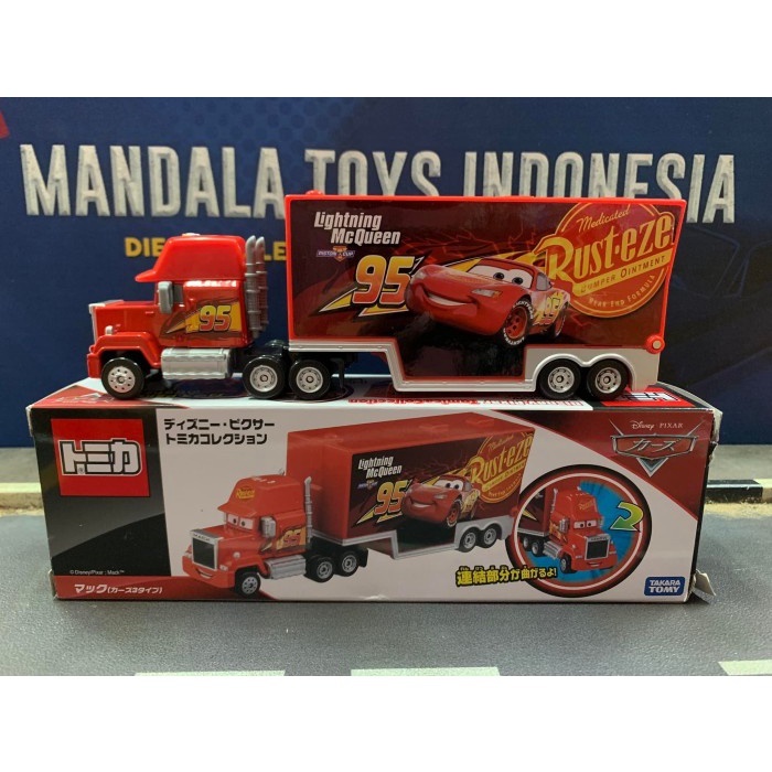 Tomica Disney Cars Mack Big Version - Bisa Muat 1 Mobil