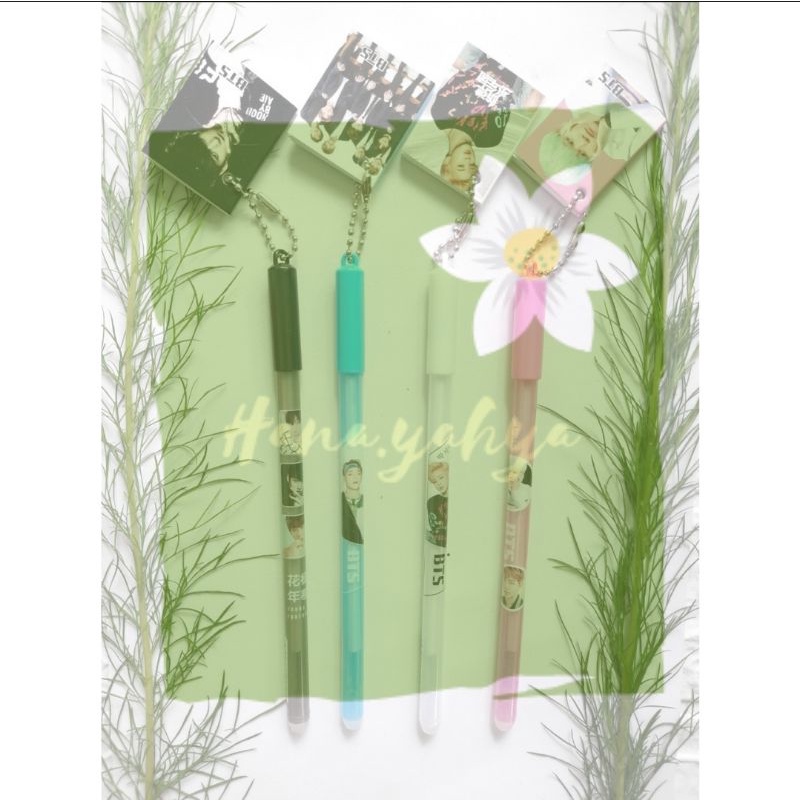 

Pulpen gantungan memo / penggaris /skateboard/ foto BTS