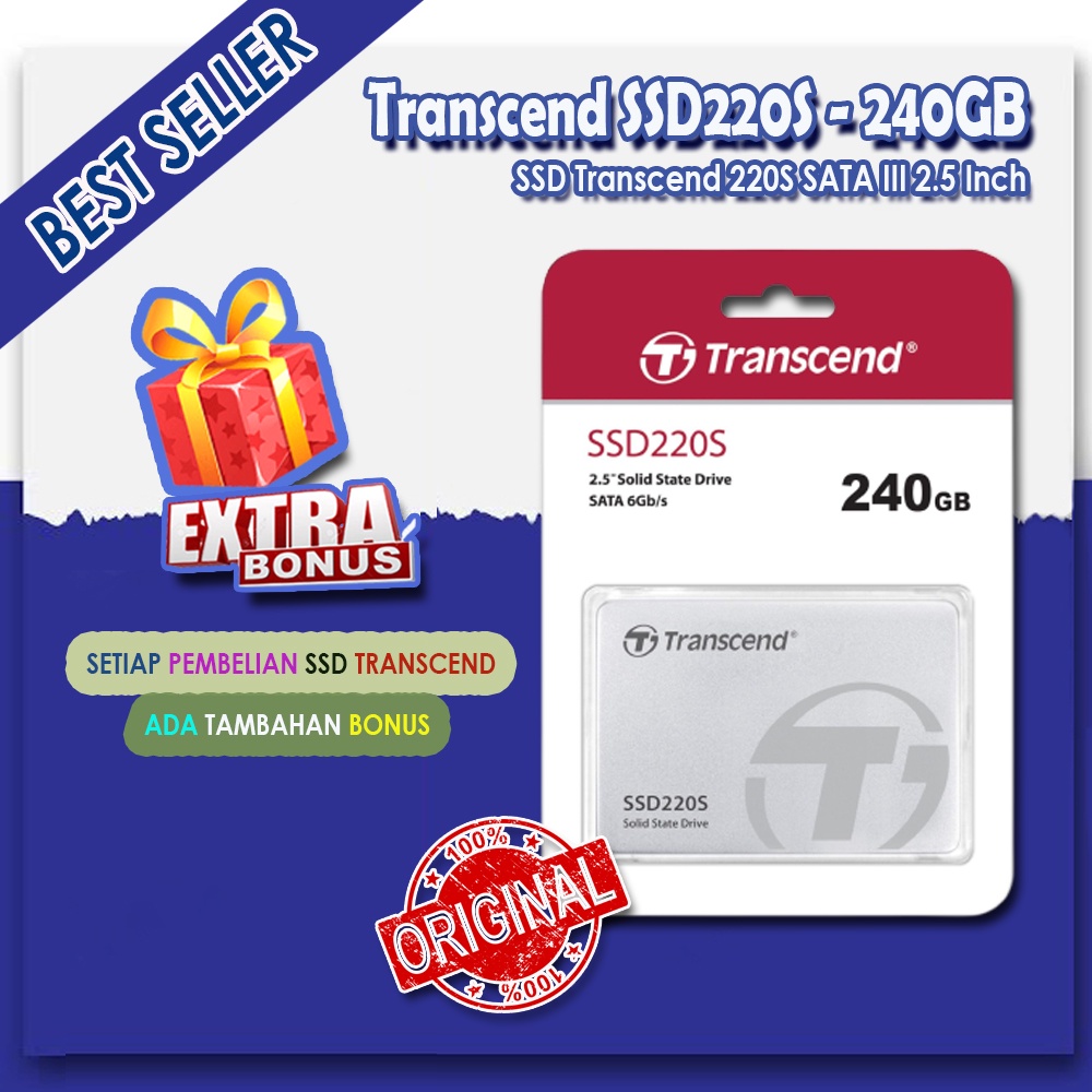 TRANSCEND SSD 220S 240GB 2.5&quot; SATA3 - HOT BONUS