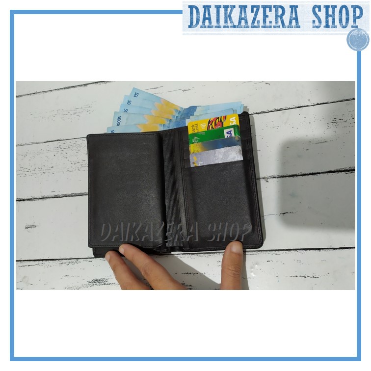 Dompet Kulit Pria Sapi Asli Ukuran 3/4 Made in Garut