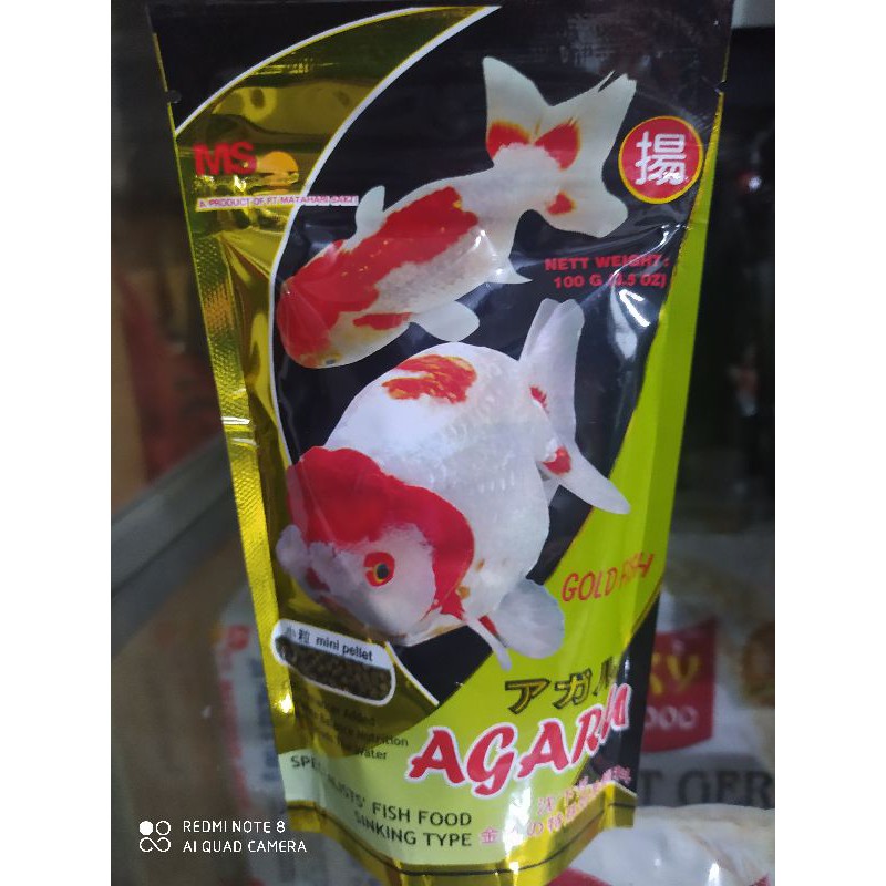agaru singking type makanan ikan koki tenggelam pelet koki