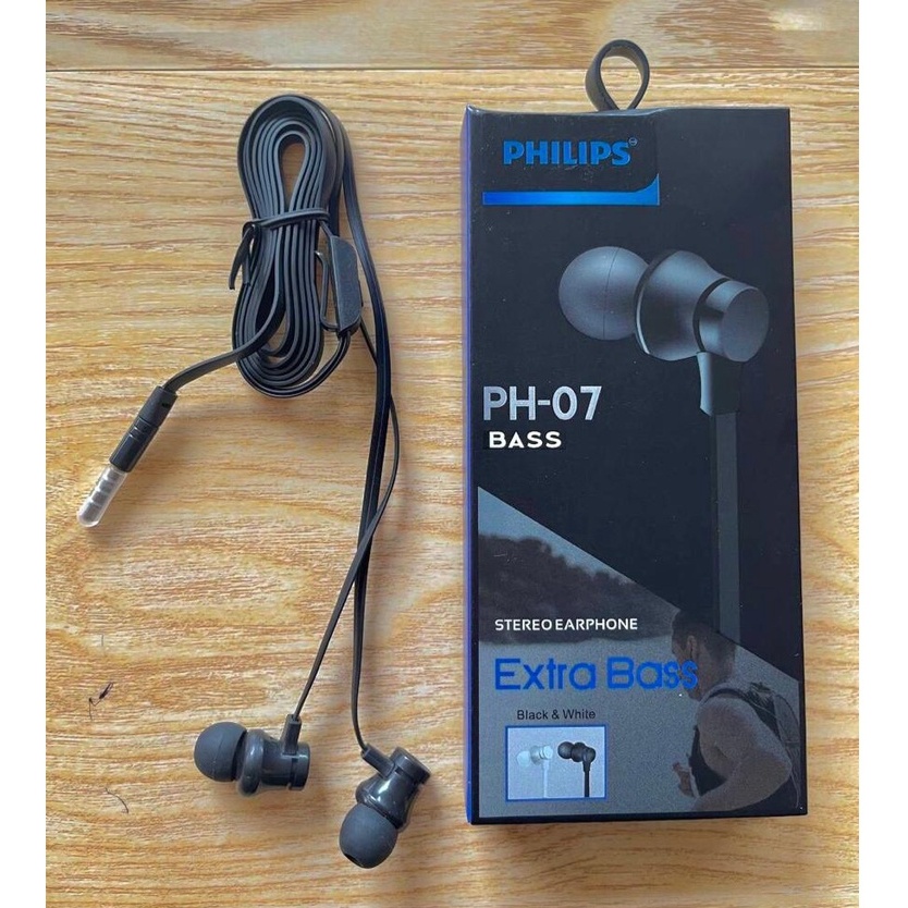 HEADSET EXTRA BASS PHILIPS PREMIUM QUALITY EARPHONE BASS STEREO