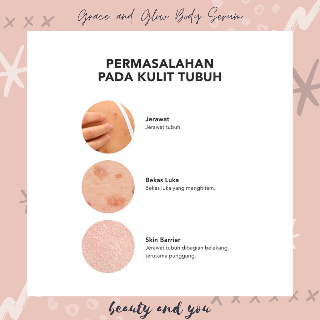 Grace and Glow Body Serum English Pear Freesia and Black Opium (ORIGINAL)