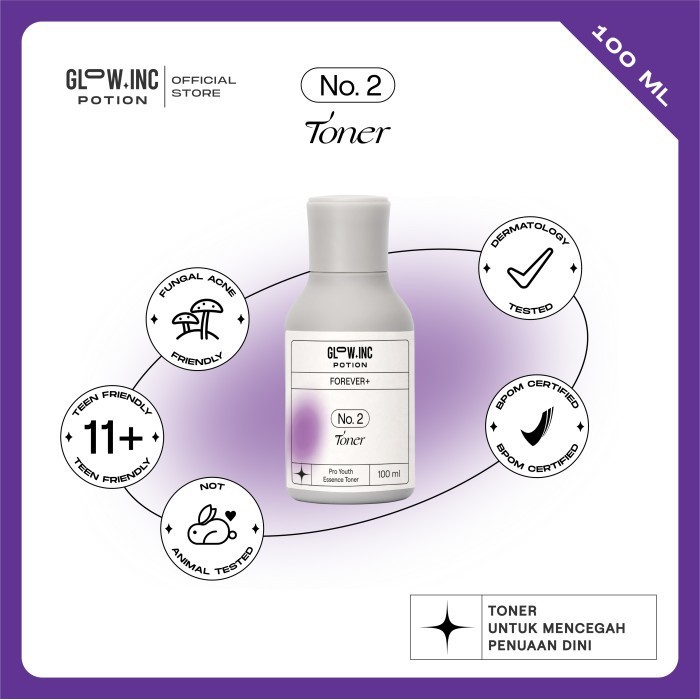 ★ BB ★ GLOWINC POTION FOREVER+ Pro Youth Essence Toner