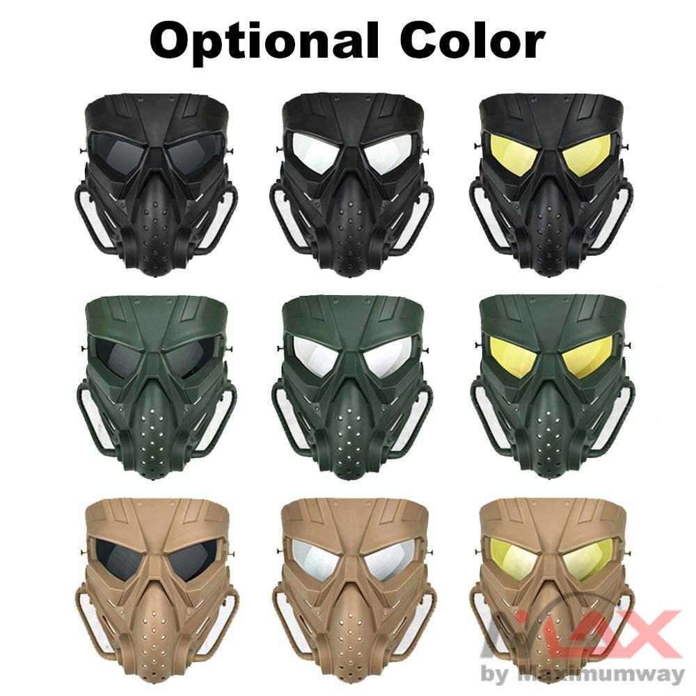 Topeng Airsoft Gun Paintball  Topeng Pelindung Airsoft Gun AGT Masker Topeng Airsoft Gun Paintball Anti Fog Model Alien - WST01