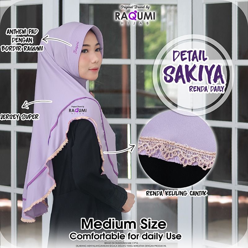 Daliya Renda Daily Original Raqumi Hijab