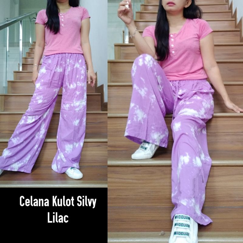 Celana Kulot Bali Tiedye Rayon Dingin