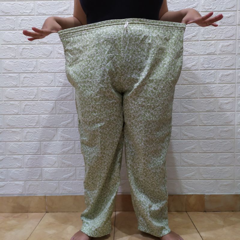 Tidyshop Celana Panjang Katun Jepang Celana kolor jumbo celana santai