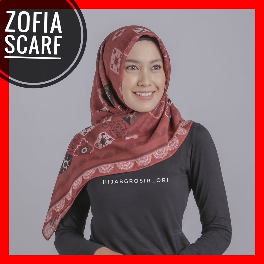 SEGI EMPAT MOTIF ZOYA ZOFIA SCARF
