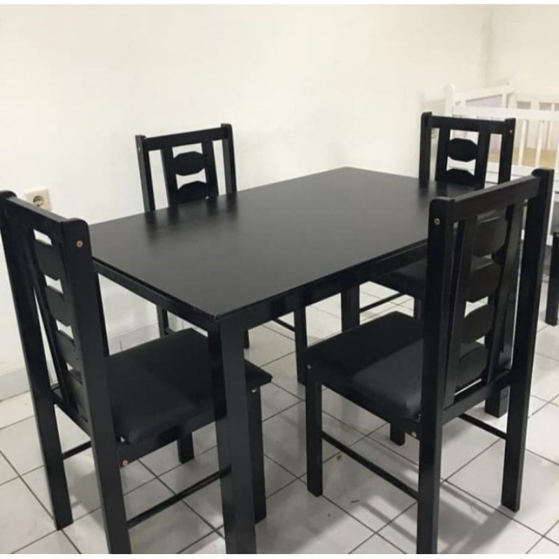 Termurah Meja Makan Kayu Set Modern Minimalis Furniture KYOTO